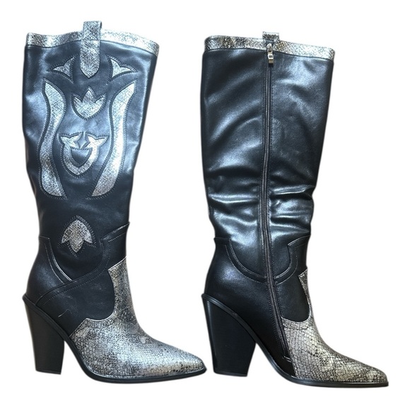 ANN CREEK 'Boma' Western Boots - Size 9.5 |
Stunning Black & White Design! - Picture 1 of 13